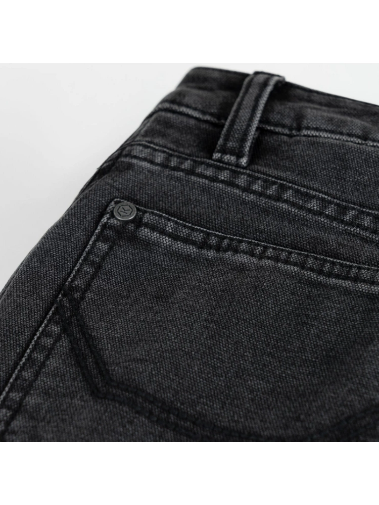 Jeansy motocyklowe Knox Colton Slim Charcoal czarne