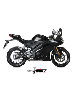Pełny układ wydechowy (MK3) MIVV do Yamaha MT-125 (20-) / YZF R125 (19-) carbon