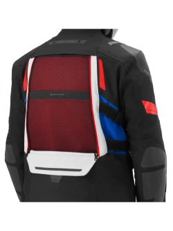 Kurtka motocyklowa tekstylna Shima Dune 2.0 G2 czarno-biało-niebieska