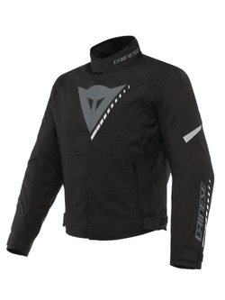 Kurtka motocyklowa tekstylna Dainese Veloce D-Dry czarno-szaro-biała