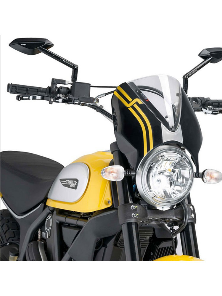 Owiewka Retrovision PUIG do Ducati Scrambler przezroczysta