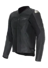 Kurtka motocyklowa skórzana Dainese Racing 5 [wersja perforowana] czarna