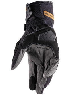 Rękawice motocyklowe Leatt Hydradri 6.5 Stealth czarno-szaro-brązowe