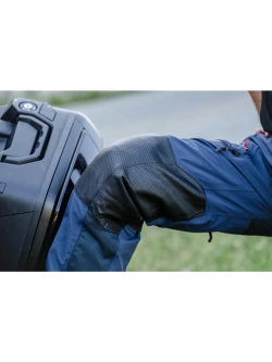 Spodnie motocyklowe tekstylne Klim Kodiak niebiesko-czerwone