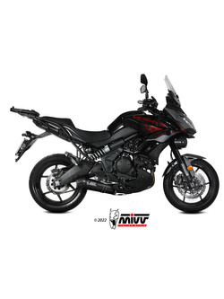 Pełny układ wydechowy (Oval) MIVV do Kawasaki Versys 650 (21-) czarny
