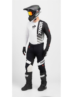 Bluza enduro Thor Prime Analog czarno-biała