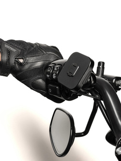 Uchwyt motocyklowy na klamkę hamulca/sprzęgła Peak Design Mobile z ładowaniem czarny
