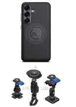 Zestaw 360 Quad Lock: etui MAG na telefon Samsung Galaxy S25 (magnetyczne) oraz wybrane komponenty