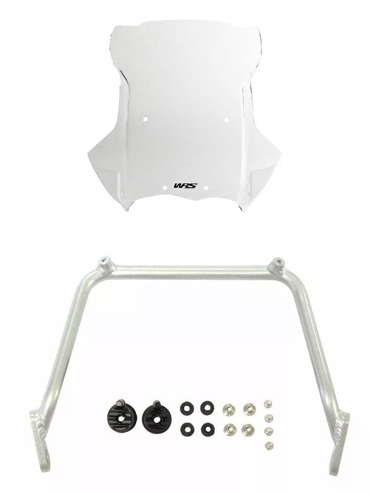 Zestaw: Szyba motocyklowa WRS Tournig + mocowanie BMW R 1200 GS/ Adventure (04-12)