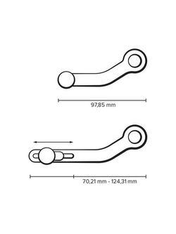 Dźwignia zmiany  biegów SW-MOTECH BMW R 1200 R (14-18), R 1200 RS (15-18), R 1250 R (19-25) / RS (19-)