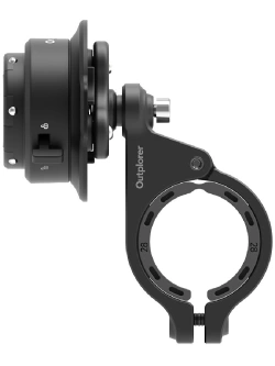 Uchwyt na telefon Outplorer QM01 Launch mocowany na kierownicę, z systemem amortyzacji