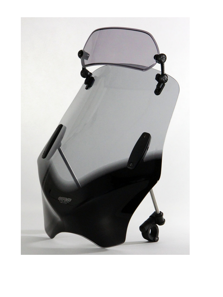 Szyba motocyklowa uniwersalna MRA V-Flow Xcreen-Sport "C" + zestaw montażowy HK przezroczysta