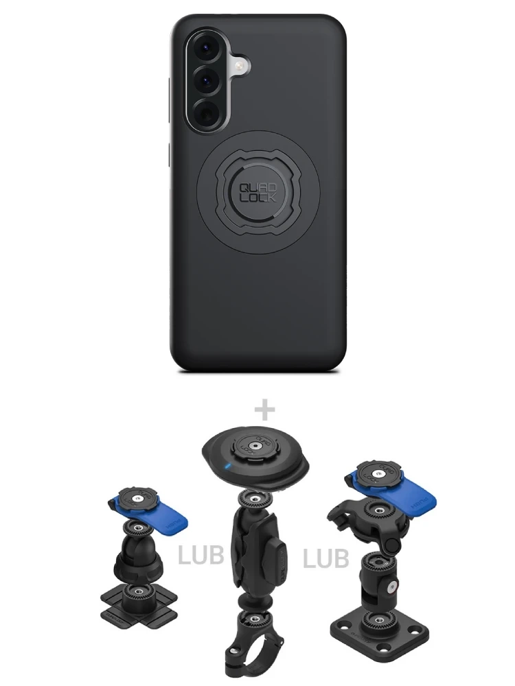 Zestaw 360 Quad Lock: etui MAG na telefon Samsung Galaxy A56 (magnetyczne) + wybrane komponenty