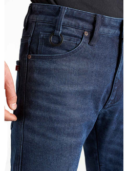 Jeansy motocyklowe Pando Moto Arnie Slim niebieskie