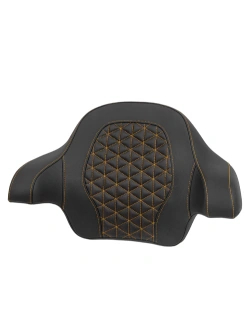 Oparcie pasażera do siedzenia Saddlemen Roadsofa Tri-Gripper Harley Davidson (wybrane modele) (14-25) czarno-złote [do kufra centralnego King Tour-Pak]