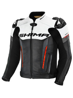 Kurtka motocyklowa Shima Bandit czarno-biało-czerwona