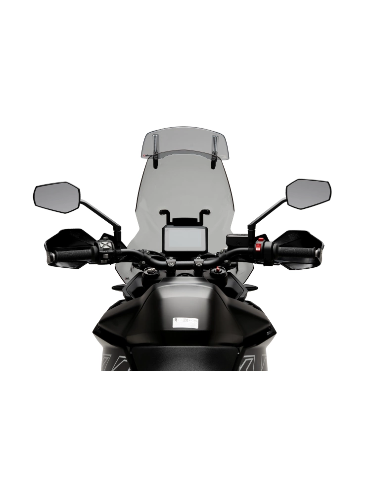 Szyba motocyklowa turystyczna z deflektorem PUIG KTM 890 SMT (23-) lekko przyciemniana