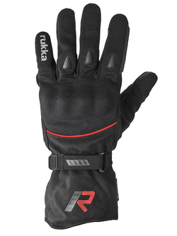 Rękawice motocyklowe Rukka Virium 2.0  czarno-czerwone