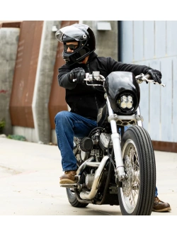 Kask integralny Biltwell Lane Splitter Solid czarny