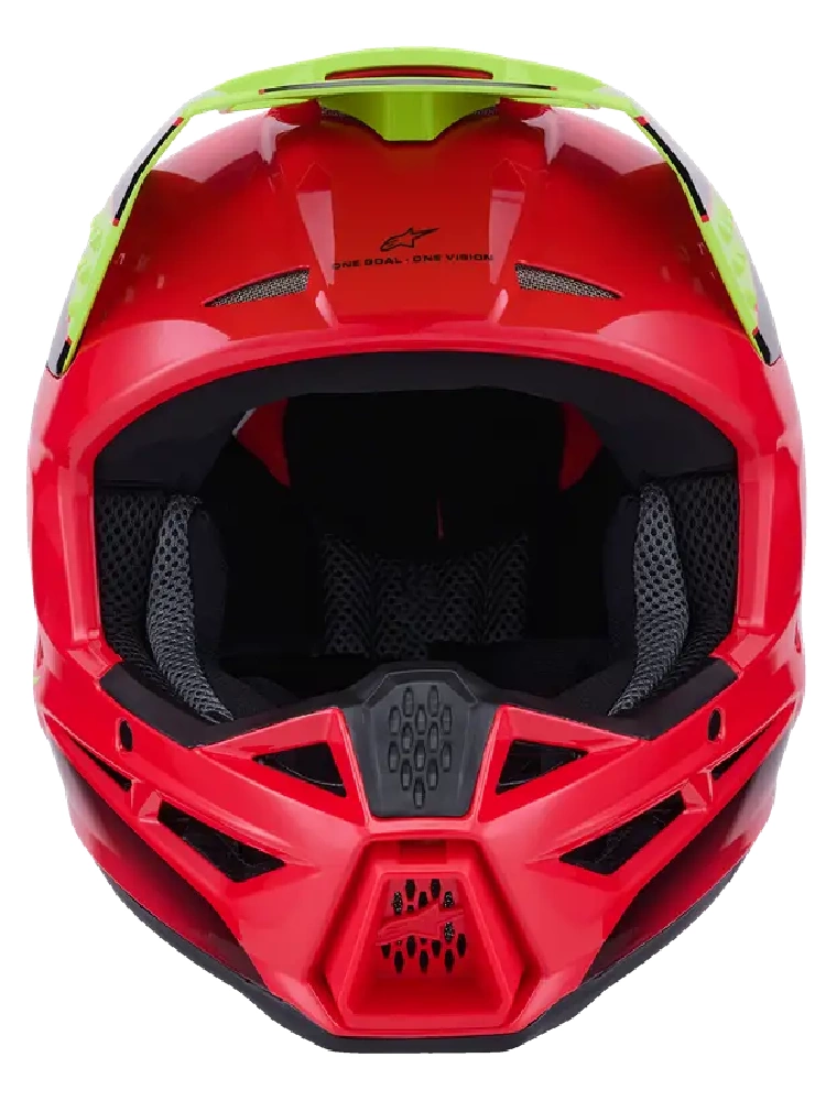 Kask enduro Alpinestars SM3 Fray czerwono-czarny-fluo