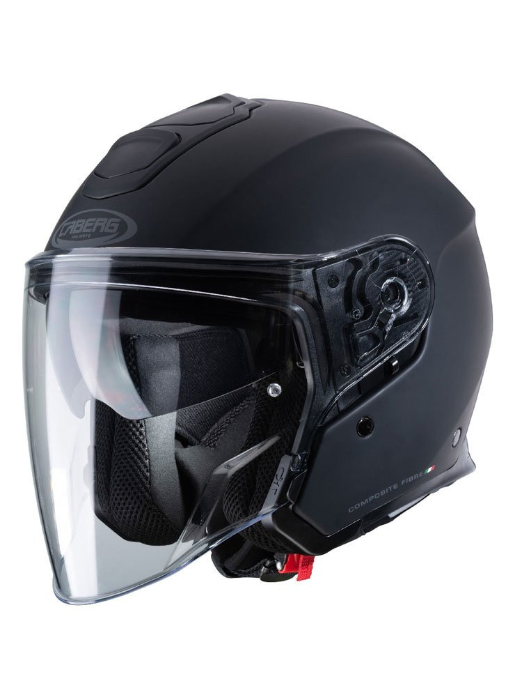 Kask otwarty Caberg Flyon czarny matowy