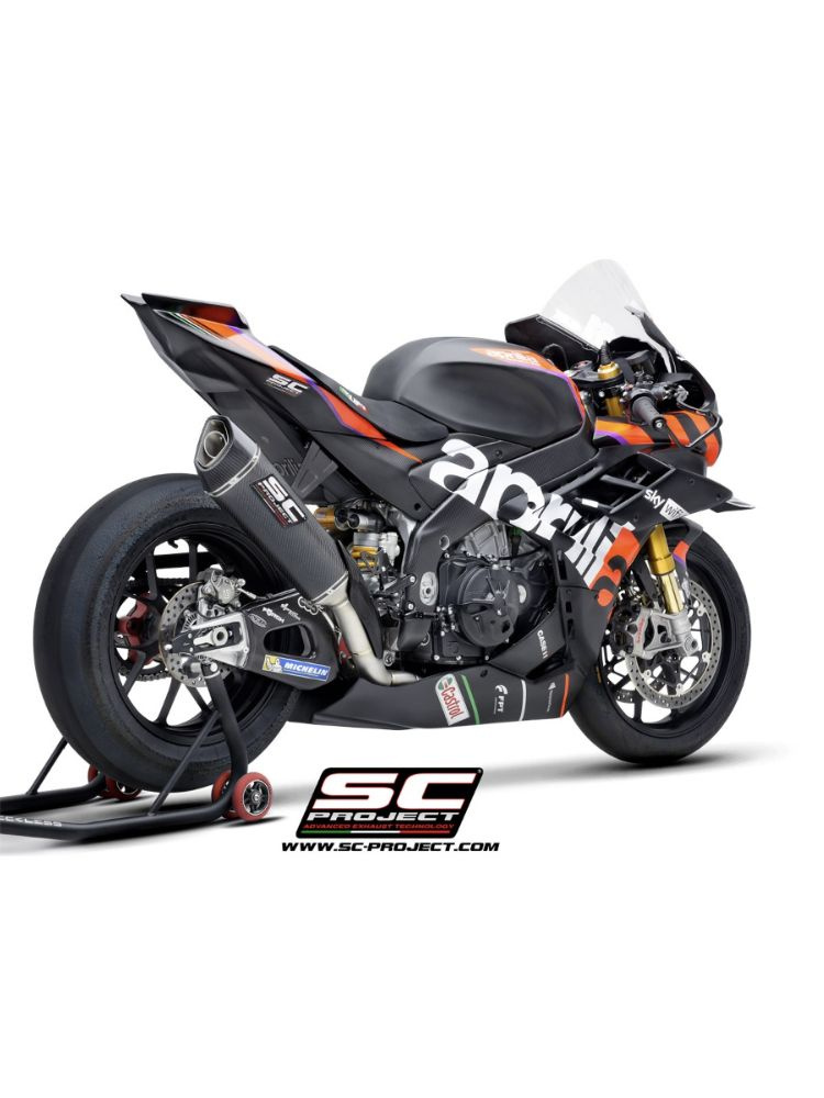 Pełny układ wydechowy SC-Project SC1-R Aprilia RSV 4 (21-) włókno węglowe