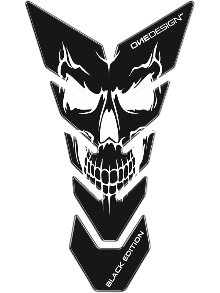 Tankpad Uniwersalny Onedesign Black Edition Skull 5