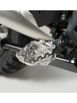 Podnóżki motocyklowe EVO SW-Motech CF Moto 800 MT-X (24-)/ 1000 MT-X (25-) srebrne