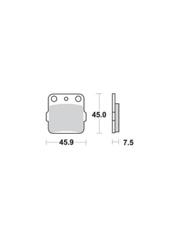 KLOCKI HAMULCOWE SBS 592 SI