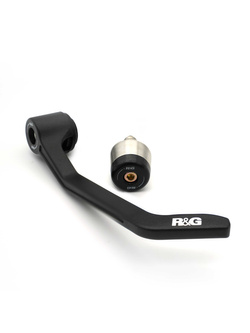 Osłona dźwigni hamulca i końcówka kierownicy R&G Racing Interlock Aprilia/ Honda/ Suzuki/ Triumph/ Yamaha (wybrane modele)