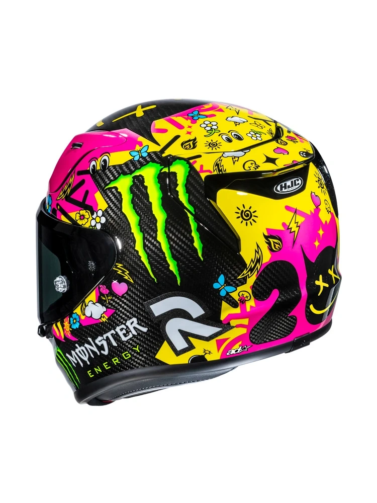 Kask integralny HJC RPHA 12 Carbon Quartararo Le Mans 4 różowo-czarny