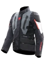 Kurtka motocyklowa tekstylna Dainese Carve Master 4 Gore-Tex szaro-czarna