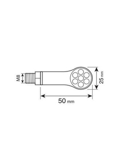 Kierunkowskazy tylne Led Lampa Magnifier [12V]