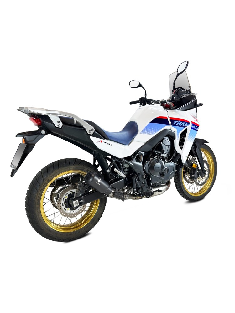 Tłumik motocyklowy IXRACE MK2 Honda Transalp 750 (23-24) czarny, z homologacją