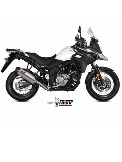 Pełny układ wydechowy (Oval) MIVV do Suzuki DL 650 V-Strom / XT (17-) titanium