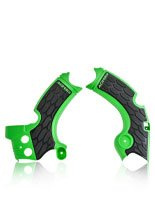 Osłony ramy Acerbis X-Grip Kawasaki KX 250 4T (20)/ 250 F (15-19) czarno-zielone