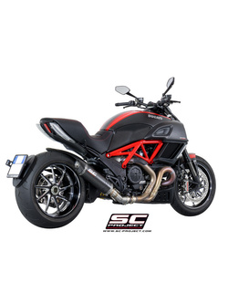 Tłumik SC-Project Oval Titanium / Carbon - Ducati Diavel [11-17]