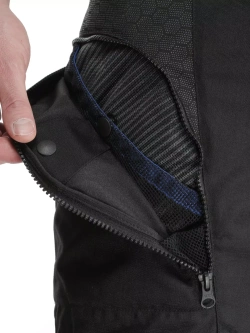 Spodnie motocyklowe tekstylne Dainese Super Adventure Absoluteshell czarno-niebieskie