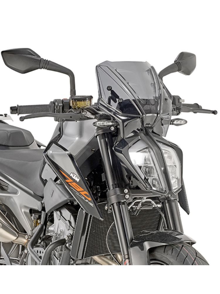 Szyba motocyklowa GIVI do KTM Duke 790 (18-20) / 890 Duke (21-23) przyciemniana [mocowanie w zestawie]