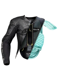 Kombinezon motocyklowy damski dwuczęściowy 4SR RR Black Series AR czarny