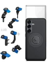 Zestaw na motocykl: etui MAG na telefon Samsung Galaxy S25+ (magnetyczne) + wodoodporny pokrowiec MAG + mocowanie Quad Lock