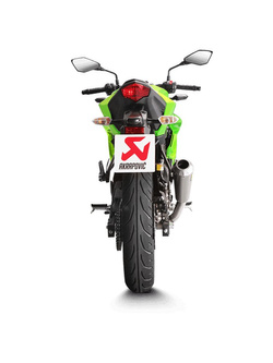 Tłumik motocyklowy Akrapović do Kawasaki Ninja 125/ Z125 (19-24), Ninja 250 SL/ Z250 SL (15-17) [Slip-On Line, Titanium]