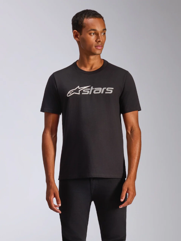 Koszulka z krótkim rękawem Alpinestars Blaze 2.0 CSF czarno-szara