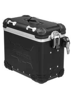 Kufer boczny z anodowanego aluminium czarny ZEGA Evo Touratech "And-B" (38L) lewy