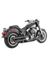 Tłumik motocyklowy Vance & Hines 3" Twin Slash do wybranych modeli Harleya Davidsona Czarny Mat