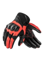 Rękawice motocyklowe Shima Spark 3.0 czarno-fluo czerwone