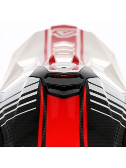 Kask enduro Acerbis Airstrike-C biało-czerwony
