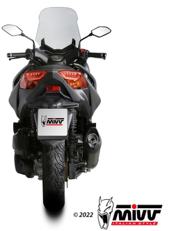 Tłumik motocyklowy Slip-On (Mover) MIVV do Yamaha X-Max 125 (21-22) czarny