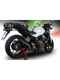 Pełny układ wydechowy G.P.R Furore Nero Racing [Black Aluminium] - Honda CB 500 F [16-18] e4
