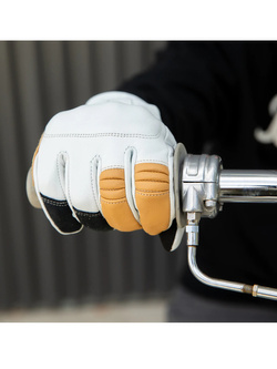 Rękawice motocyklowe Biltwell Belden szaro-brązowe